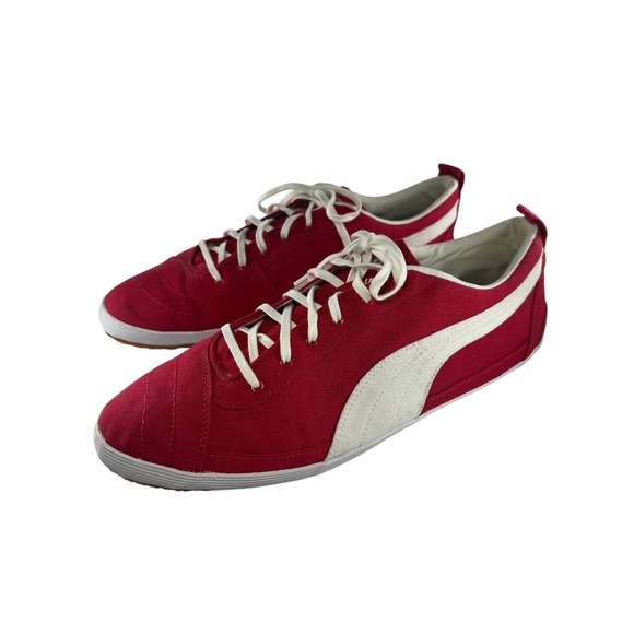PUMA Vintage Athletic Shoes Men's Size 13 Red White - Picture 1 of 6